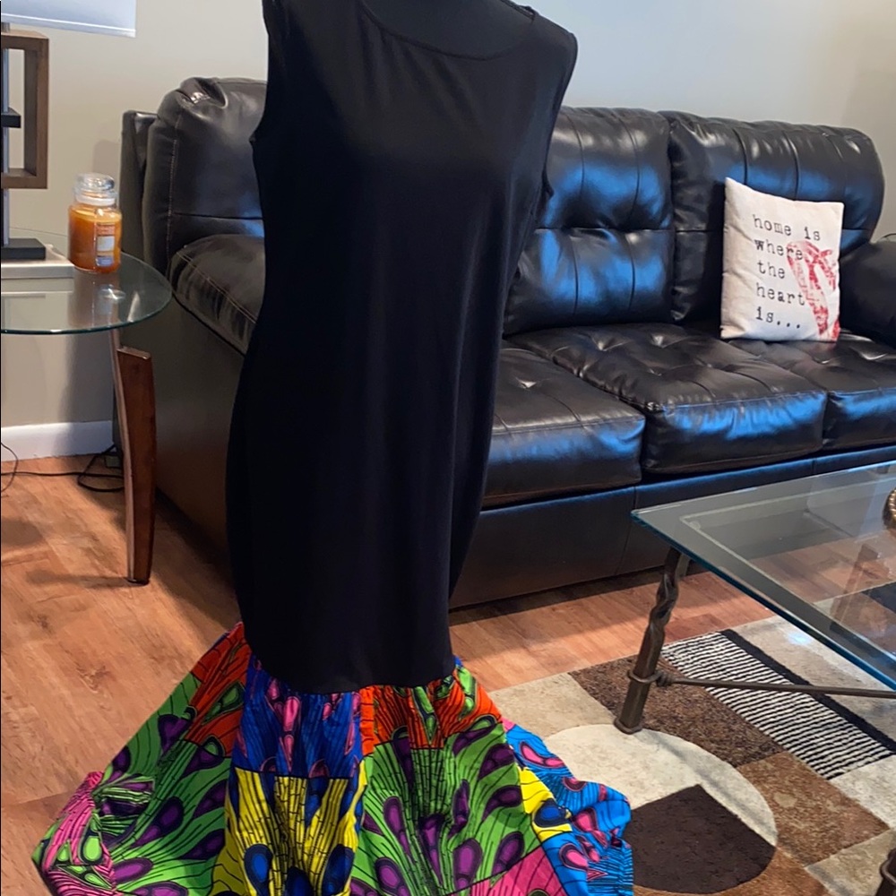 HongyuAmy African Print Maxi dress XL
